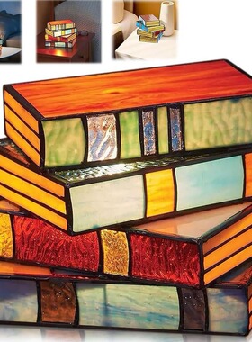 Book Table Lamp Decorations Home urtyard Design Crafts Mini