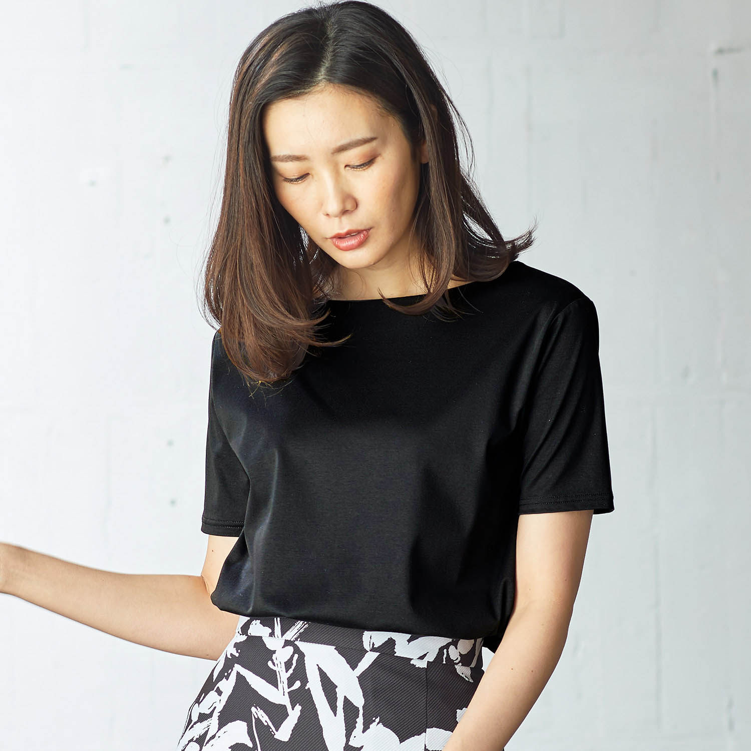 高ji时装感高质感针织大气短袖t 浣颐T恤