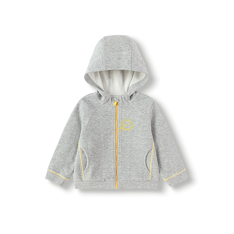 巴拉巴拉童装宝宝儿童外套男童女童连帽上衣2025新款秋装运动户外