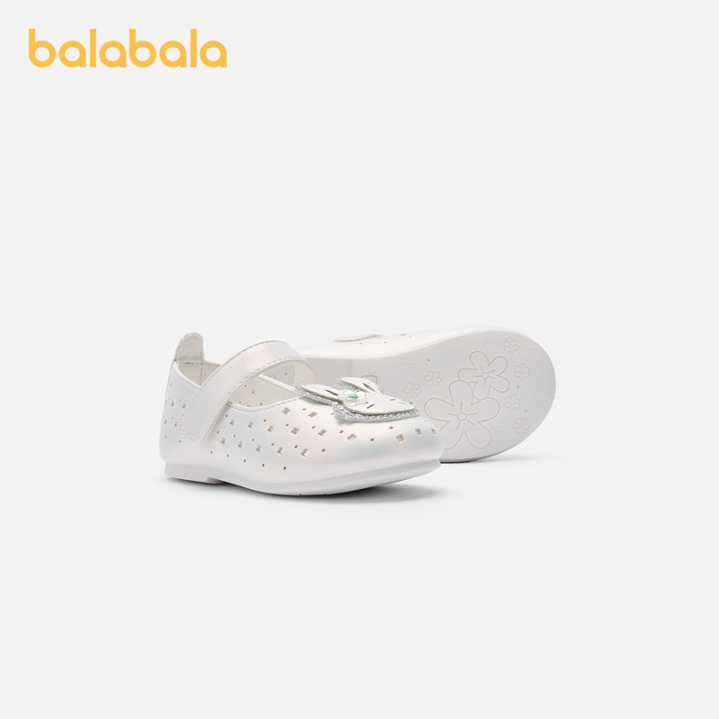 巴拉巴拉童鞋宝宝公主鞋儿童凉鞋婴儿鞋女宝夏季鞋子镂空透气可爱