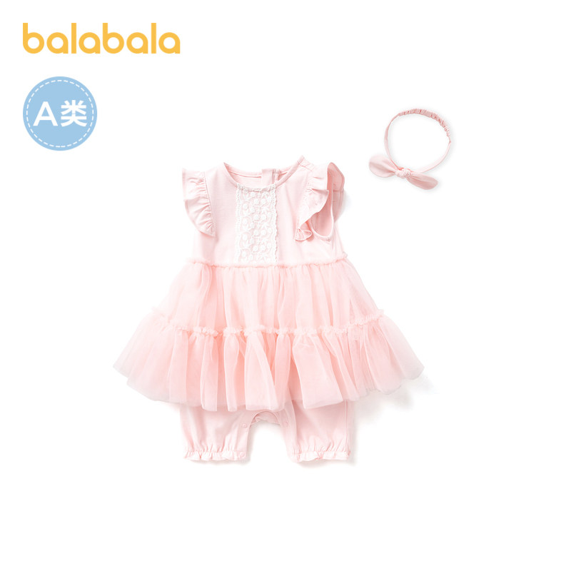 巴拉巴拉新生婴儿衣服宝宝外出哈衣 巴拉巴拉outlets店连身衣/爬服/哈衣