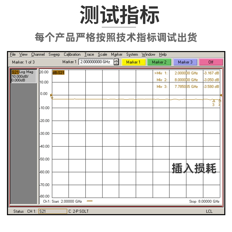 Sma功分器一分二 功率分配器2-8G射频合路器 WiFi 5.8G微带功分器 - 图2