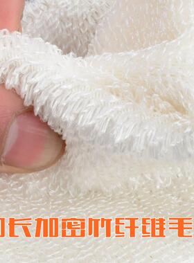10条装纯竹纤维洗碗巾不沾油厨房抹布加厚不掉毛百洁布清洁洗碗布