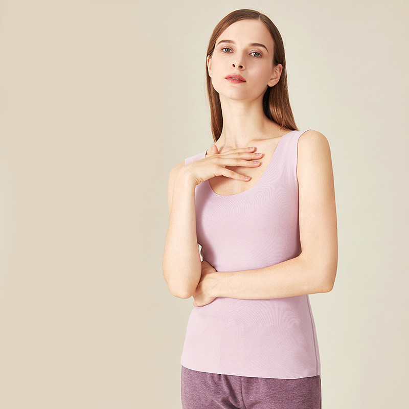 无痕保暖双面磨毛德绒背心柔软内衣 翠虹服饰保暖背心