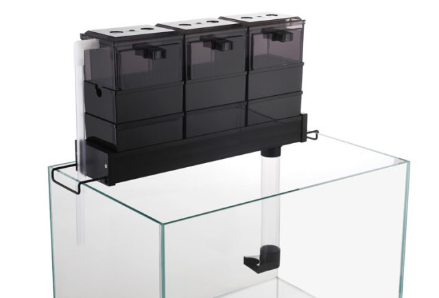 Fish tank drip box top filter wet and dry separation box