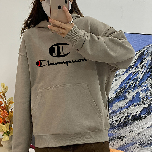 Thickened loose cotton oversize sweatshirt jacket