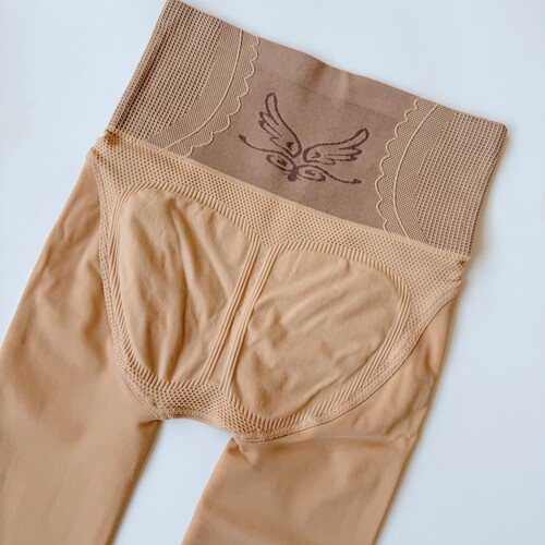 正品陌小美蜜桃水光袜1.0光腿女春裸感肉丝袜高腰翘臀显瘦连裤袜 - 图1