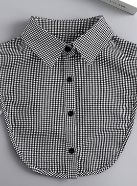 新款假领子女秋冬春季百搭假领高档毛衣内搭衬衫领卫衣打底衬衣领