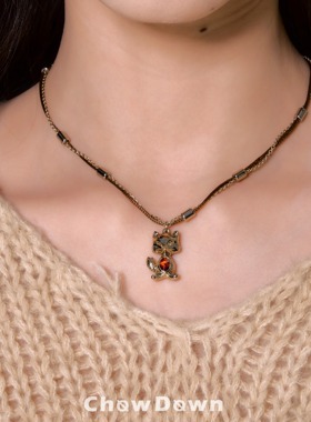 红瞳狐克斯系列缠绕锁骨链