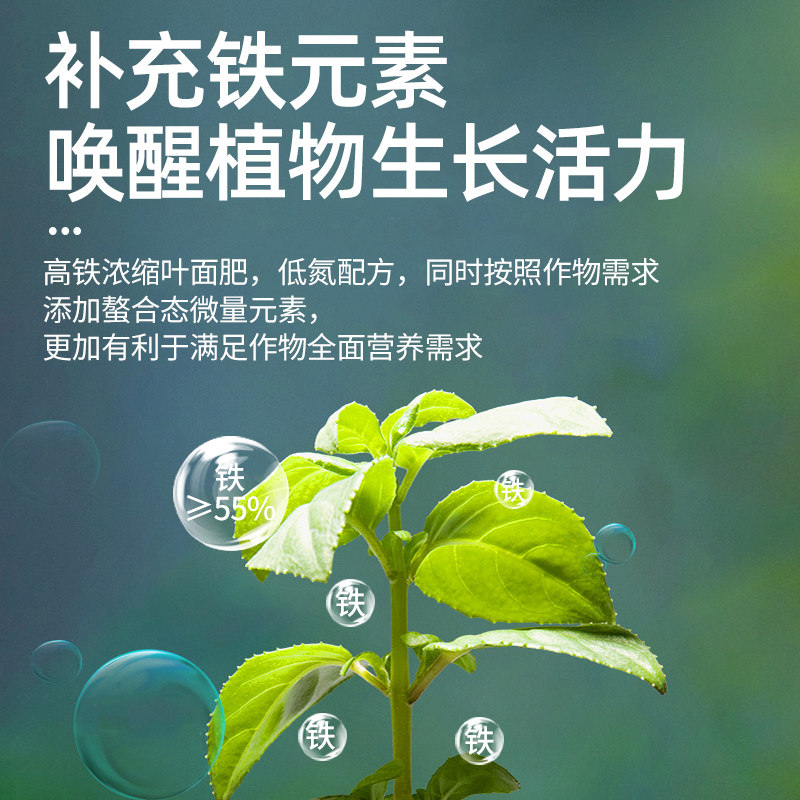 螯合铁植物营养液黄叶黄化病通用型补铁发财树绿箩硫酸亚铁花肥料,淘宝优惠券,粉丝福利购,淘宝优惠卷