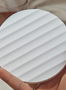 简约咖啡杯垫首饰托盘高级感桌面香薰石膏摆件居家装饰创意礼物