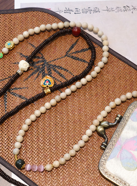 国风超美可斜挎背背链宋锦包包装饰手机链多戴项链国风装饰