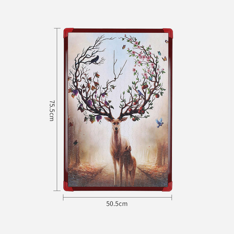 1000片拼图相框30寸75*50裱框多色可选pvc材料赠送螺丝刀现代简约,淘宝优惠券,粉丝福利购,淘宝优惠卷