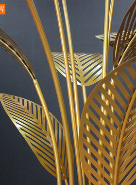 百界铁艺芭蕉叶路引婚庆道具婚礼迎宾区装饰布置摆件T台升降路引