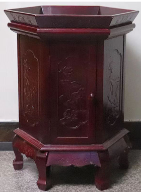 木鱼架铜磬架六角实木架