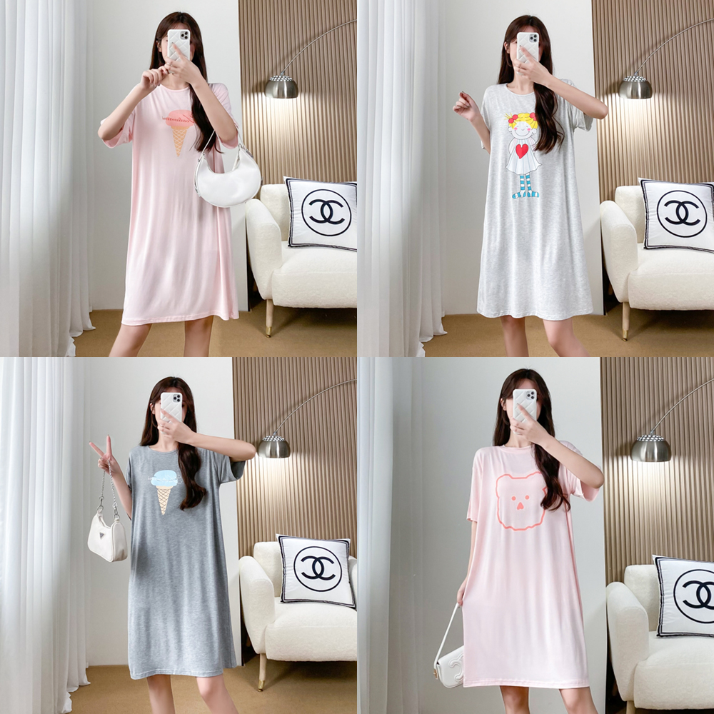 2024孕妇睡衣产后可哺乳睡裙夏季莫代尔薄款女潮妈夏款连衣裙夏装,淘宝优惠券,粉丝福利购,淘宝优惠卷