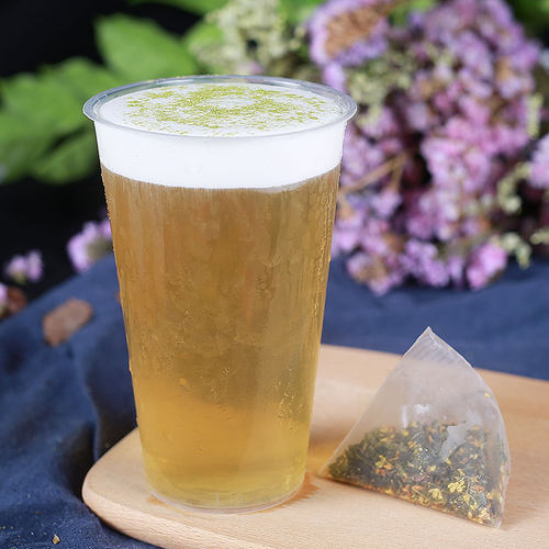 浓香型桂花乌龙三角茶包袋泡茶调味茶水果茶奶盖茶奶茶店原料50泡 - 图1