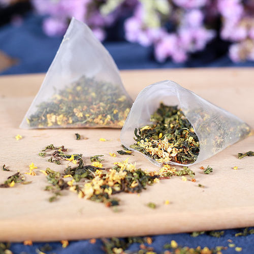 浓香型桂花乌龙三角茶包袋泡茶调味茶水果茶奶盖茶奶茶店原料50泡 - 图0