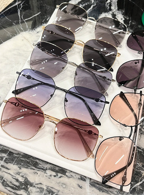 新款大框明星太阳镜女潮流偏光防晒墨镜复古ins街拍遮阳眼镜58100