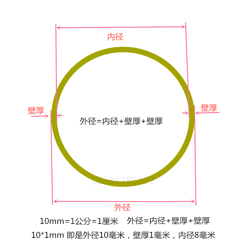 国标H62 h65薄壁厚壁空心黄铜管圆管 铜套25 28楼梯护手装饰铜管 - 图2