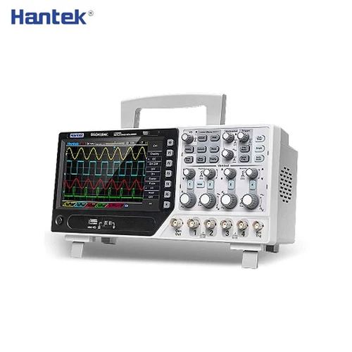 Hantai Oscilloscope DSO4104C Четырехканальный цифровой осциллоскапия с источником сигнала 100M осциллограф DSO4204C