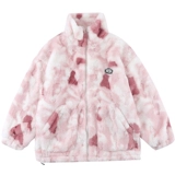 Tide, зимняя розовая утепленная куртка для влюбленных, бархатный пуховик, коллекция 2022
