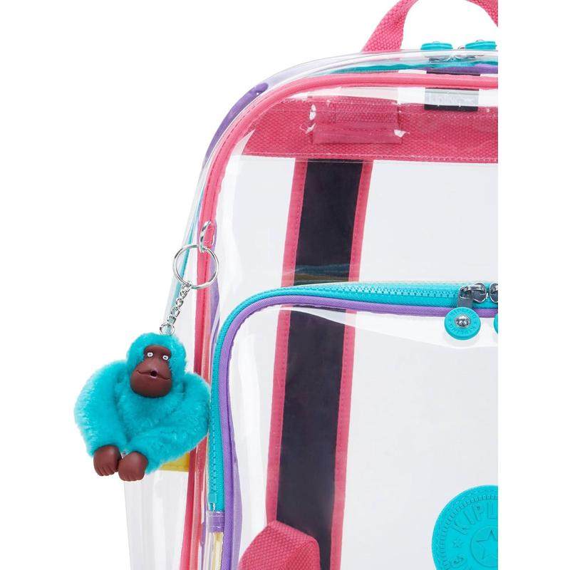 代购Kipling背包女透明双肩包检查便捷物品可视可调节肩带,淘宝优惠券,粉丝福利购,淘宝优惠卷