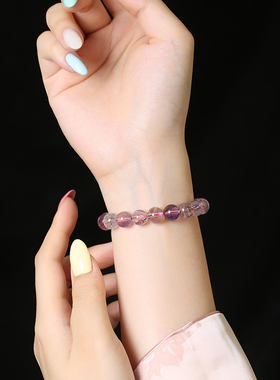 灵机麦玲玲净透款超七手链9mm高级送礼新款高级精致水晶同款送礼