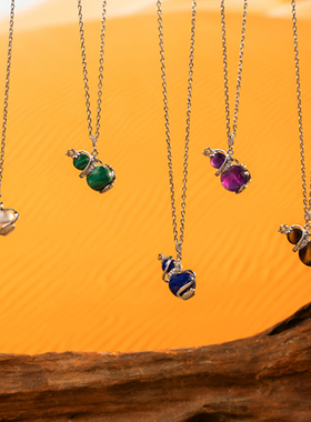 「飞天葫芦」纳福吊坠项链