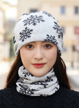 冬季小围脖女多功能帽子百搭围巾