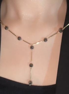 韩国网红项链珍珠子闪钻