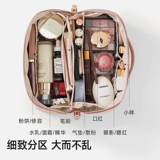 2025 new large capacity portable makeup bag