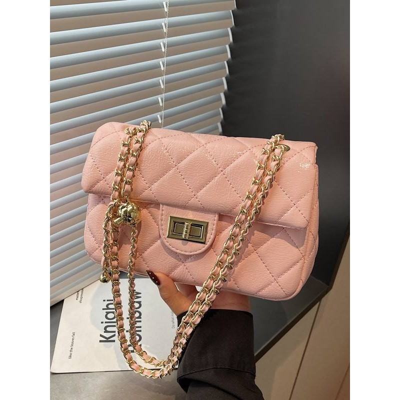 专柜品牌小香风系列包包2024新款小方包时尚百搭链条单肩高级感菱,淘宝优惠券,粉丝福利购,淘宝优惠卷