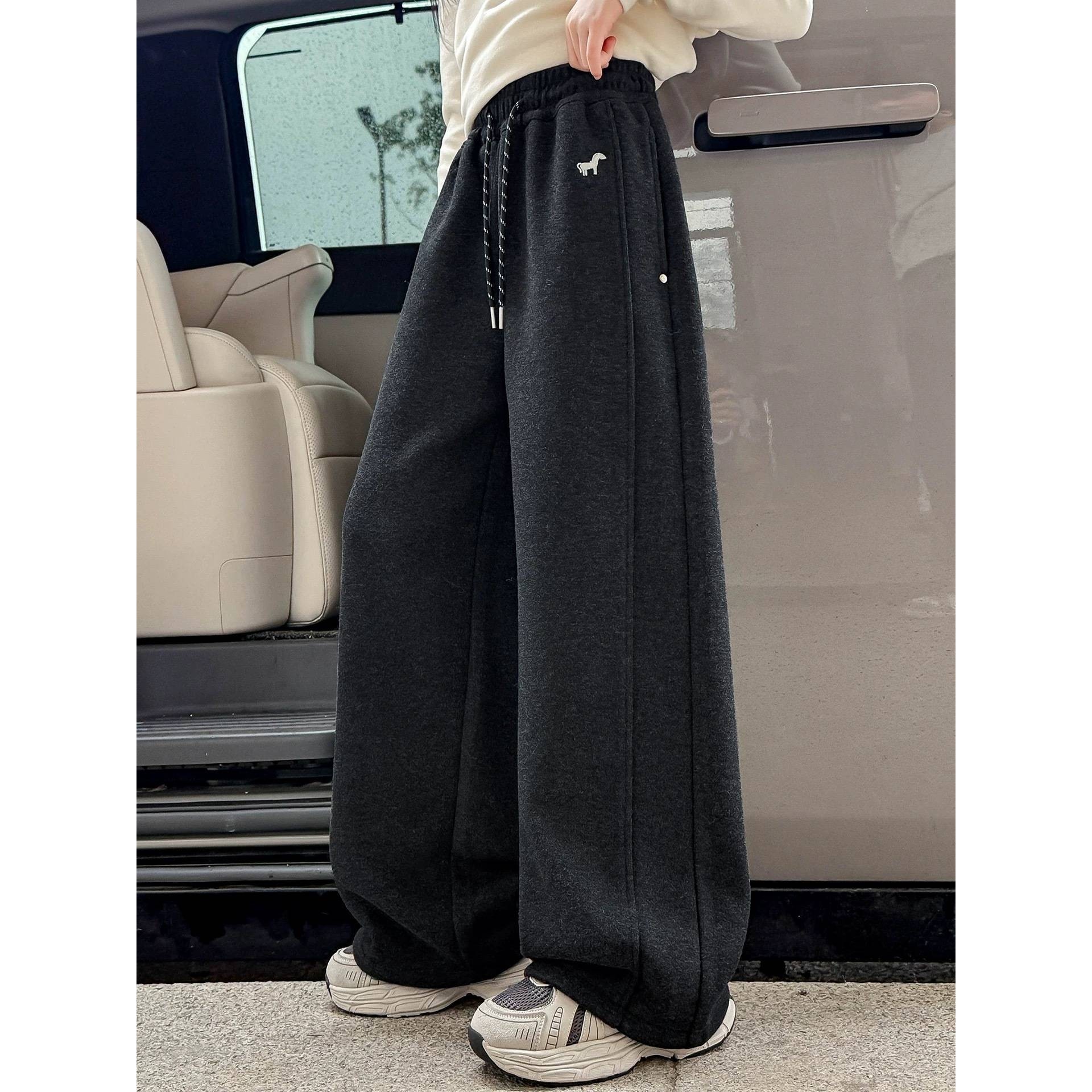 专柜品牌女童加绒裤子2025新款秋冬女孩超好看卫裤儿童大童冬季加,淘宝优惠券,粉丝福利购,淘宝优惠卷