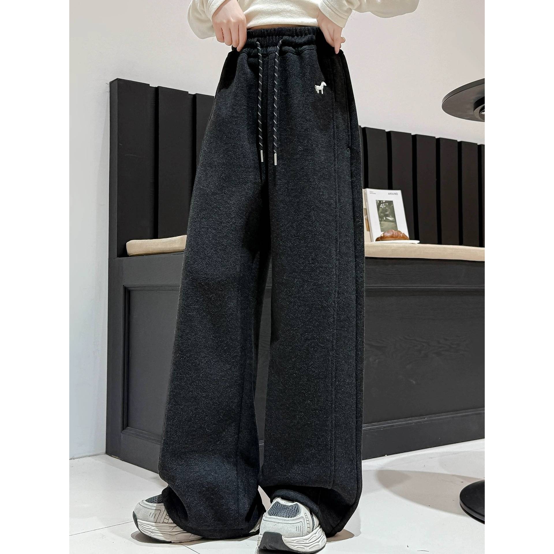 专柜品牌女童加绒裤子2025新款秋冬女孩超好看卫裤儿童大童冬季加,淘宝优惠券,粉丝福利购,淘宝优惠卷