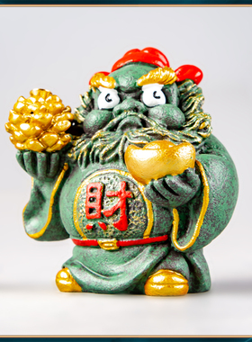 器物志青砂石摆件国潮桌面茶宠