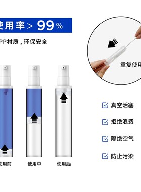 三合一便携小巧旅行护肤品分装瓶