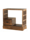 Japanese-style solid wood tiled tea shed tea ceremony storage box