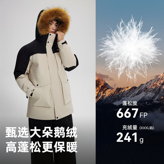 Goose Down Pathfinder ລົງ Jacket Workwear ພັກ Jacket