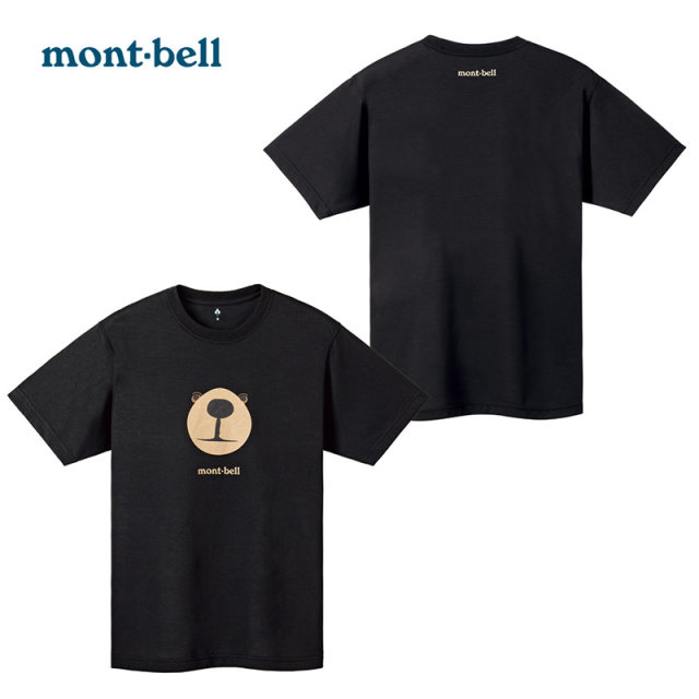 ເສື້ອຍືດແຂນສັ້ນ montbell unisex ເສື້ອຍືດແຫ້ງໄວ