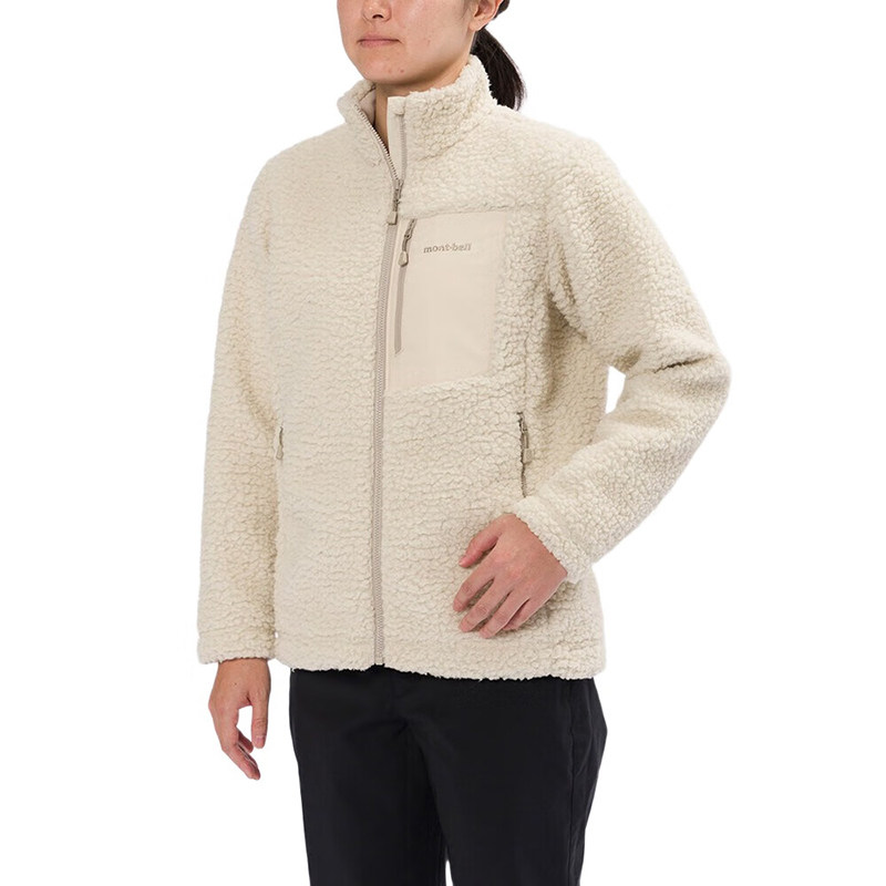 montbell日本2025年秋冬新款户外运动休闲保暖女款抓绒衣立领外套,淘宝优惠券,粉丝福利购,淘宝优惠卷