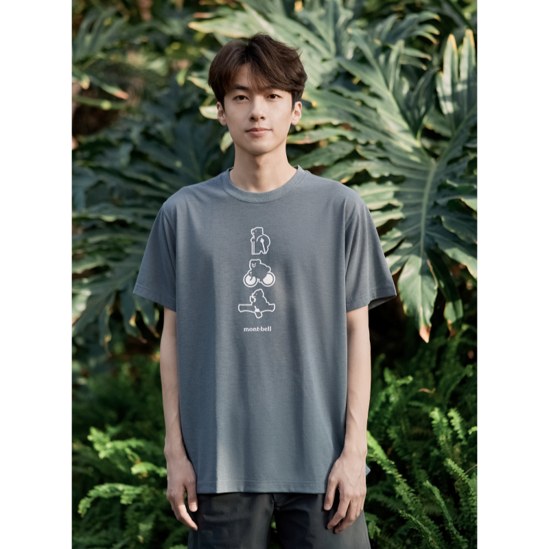 Montbell日本2025年夏季新款户外速干印花圆领短袖T恤男女情侣款,淘宝优惠券,粉丝福利购,淘宝优惠卷