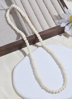 2026百搭复古藏式牛骨项链桶珠隔珠民族风串珠毛衣链盘玩手串手链