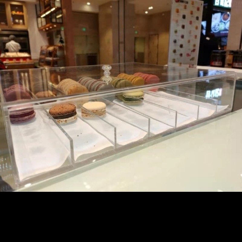 带盖防尘亚克力马卡龙架展示盒甜点展示架糕点烘焙商用陈列架透明,淘宝优惠券,粉丝福利购,淘宝优惠卷