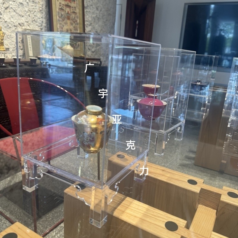 定制亚克力工艺品展示盒珠宝摆台展架古董文玩菩萨佛像防尘玻璃罩,淘宝优惠券,粉丝福利购,淘宝优惠卷