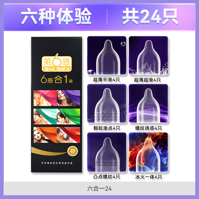 Préservatifs stimulants clitoridiens ultra-fins Sixth Sense detail 2