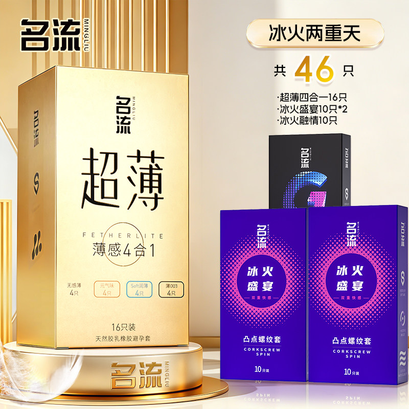 Ming Liu Ultra-Thin 4-in-1 Condoms detail 6