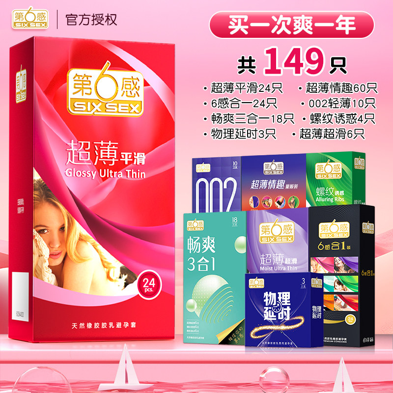 Sixth Sense Ultra-Thin Condoms Multi-Pack detail 5