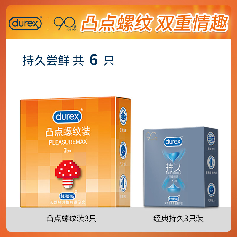 Durex Strukturierte Kondome mit Noppen und Rippen detail 8