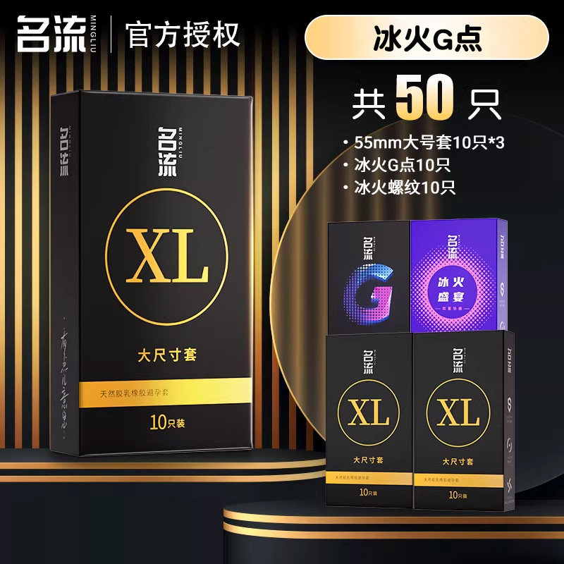 Manflow Large Size Ultrathin Condoms (55mm) detail 8